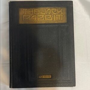 Vintage Black and Gold Yearbook